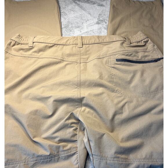 Little Donkey Andy Men's Quick Dry Cargo Pants Tan XL - Picture 2 of 10